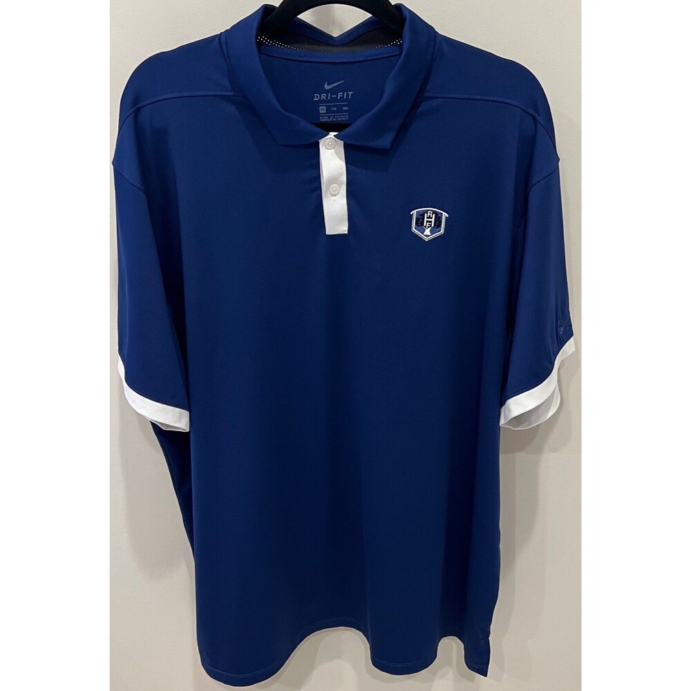 Rich Harvest Farms - Nike Golf Dri-Fit Golf Shirt - Men's Size XXL - Blue